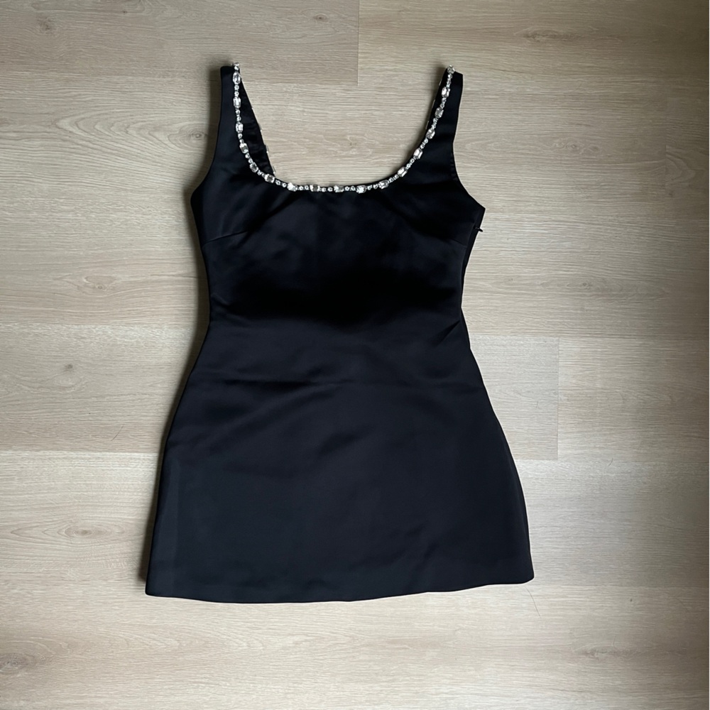 Lulu's Black Sequin Bodycon Mini Dress